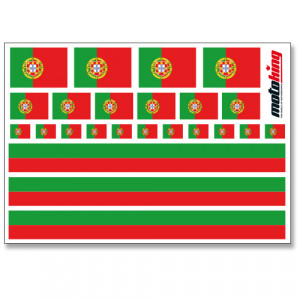 Flaggenaufkleber - Portugal