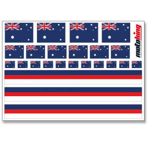 Flaggenaufkleber - Australien